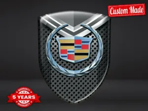 Cadillac Adesivo Logo Resistente Pregiato Professionale ST